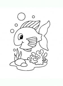 Coloriage De Poissons à Télécharger