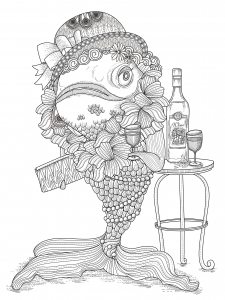 Coloriage De Poissons à Télécharger