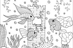 Coloriage De Poissons à Colorier Pour Enfants