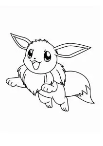 Evoli : Coloriage Pour Enfants