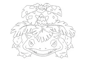 Herbizarre : Coloriage à Imprimer