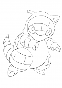 <b>sabelette</b>  No.27  : Pokémon De Génération I