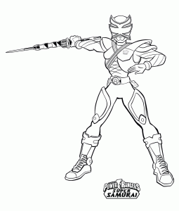 Coloriage de Power Rangers à imprimer gratuitement