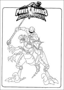 Coloriage De Power Rangers Pour Enfants