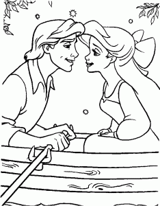 Coloriage de Princesse à imprimer pour enfants