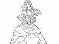 Coloriage princesse 6