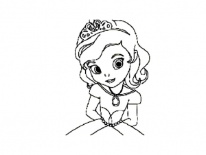 Coloriage princesse sofia disney 13