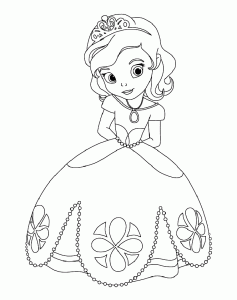 Image De Princesse Sofia Disney à Imprimer Et Colorier