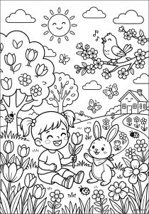 Le Lapin d'Alice au Printemps