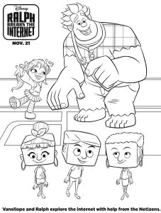 Coloriage à imprimer ralph 2.0