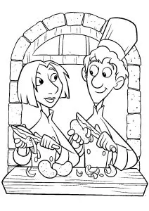 Alfredo linguini et colette tatou