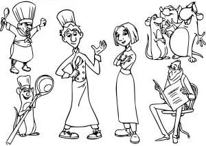 Personnages De Ratatouille