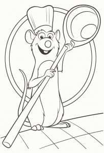 Image De Ratatouille à Imprimer Et Colorier