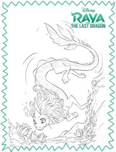 Le dragon dans la mer