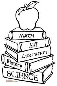 Coloriage De Rentrée Des Classes Pour Enfants