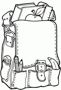 Coloriage De Rentrée Des Classes à Imprimer Pour Enfants