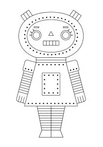 Fille robot