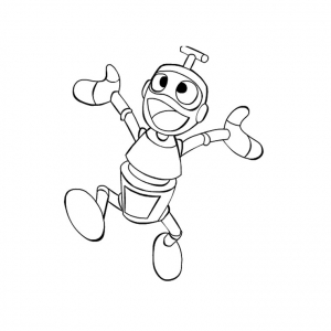 Dessin de Robots gratuit à imprimer et colorier
