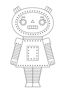Fille robot