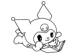 Kuromi en pleine lecture
