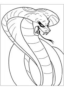 Serpent effrayant