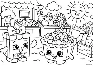 Le marché joyeux des shopkins