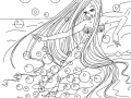 Coloriage De Sirènes à Imprimer Gratuitement