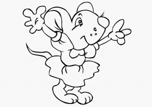 Image De Souris à Télécharger Et Colorier
