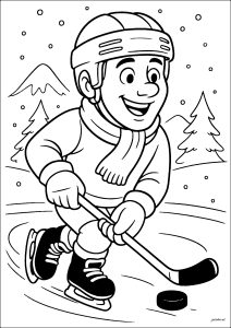 Joueur de hockey sur glace