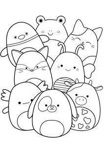 Squishmallow : quelques personnages très mignons