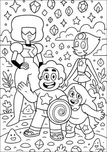 L'équipe Crystal Gems en action