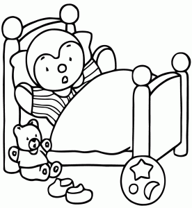 Coloriage De T'choupi Pour Enfants