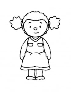 Coloriage de T'choupi pour enfants