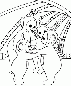 Coloriage De Télétubbies à Telecharger Gratuitement