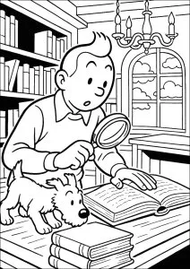 Aventure de détective à la bibliothèque