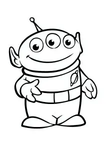 Un Des Gentils Extraterrestres De Toy Story
