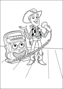 Woody Chante Avec Son Ami L'enregistreur Cassette
