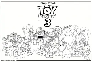 Coloriage de toy story à imprimer gratuitement