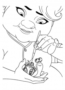 Coloriage De Turbo à Colorier Pour Enfants