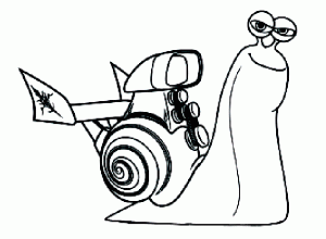 Coloriage De Turbo à Colorier Pour Enfants