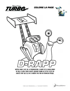 Coloriage De Turbo Gratuit à Colorier