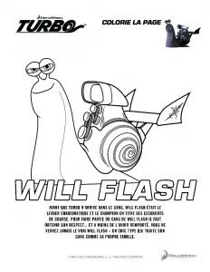 Image De Turbo à Télécharger Et Colorier
