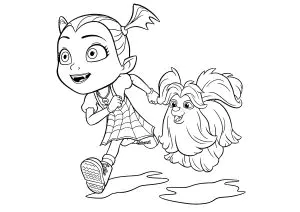 Vampirina et son chien