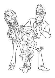 Vampirina et ses parents