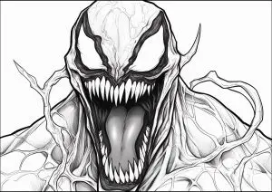Horrible coloriage de venom