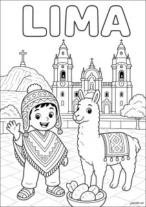 Lima : rencontre avec un lama