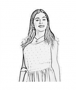 coloriage-violetta-simple