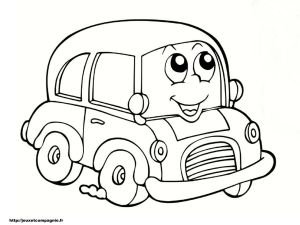 Voiture - Coloriages pour enfants