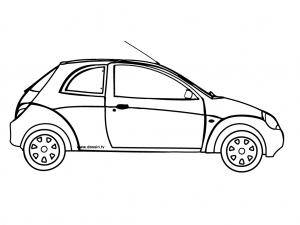 Coloriage voiture 6