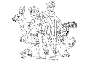 Dessin original inspiré de wild kratts